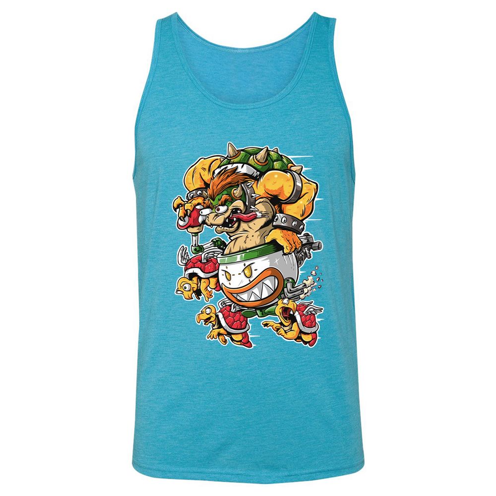 Unisex Jersey Tank - SS8XZYQP - Aqua Triblend - 3