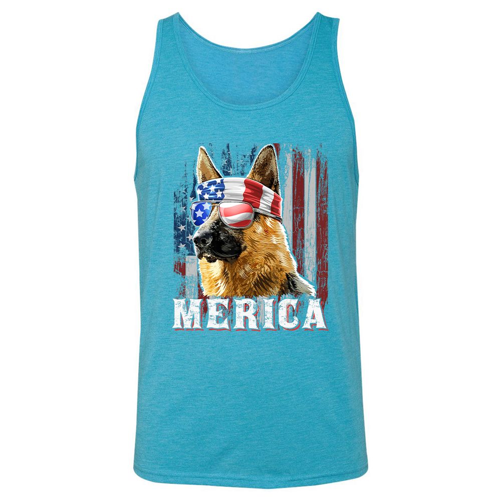 Unisex Jersey Tank - BFM31KB9 - Aqua Triblend - 3