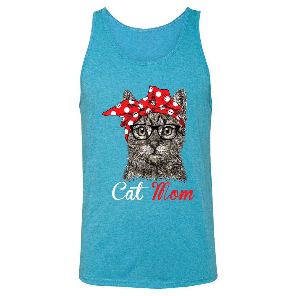 Unisex Jersey Tank - B77EQKBL - Aqua Triblend - 3