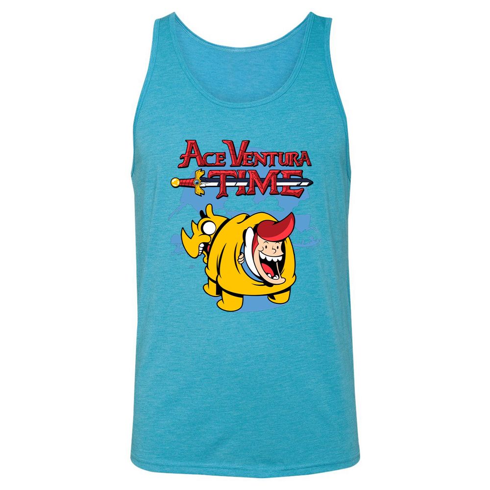 Unisex Jersey Tank - 1TW3JL9A - Aqua Triblend - 3