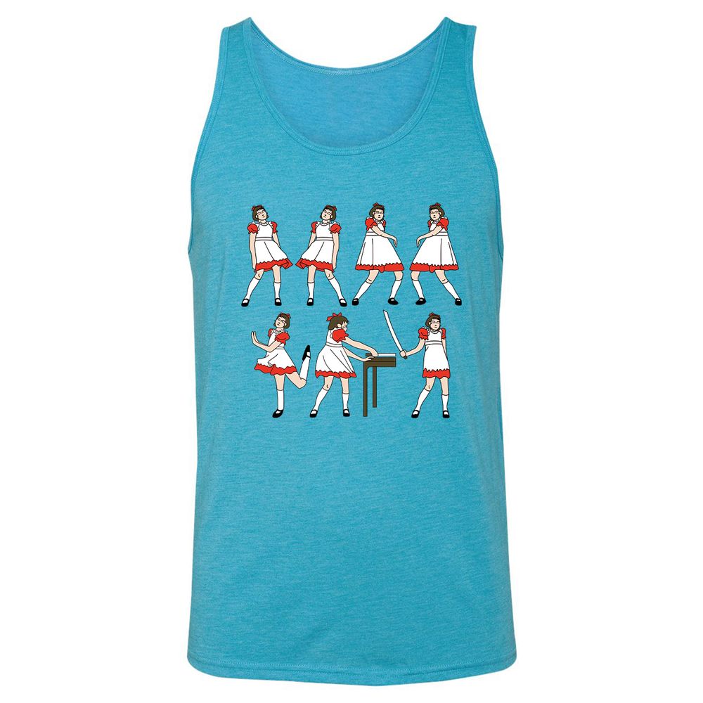 Unisex Jersey Tank - LM3M9CJG - Aqua Triblend - 3