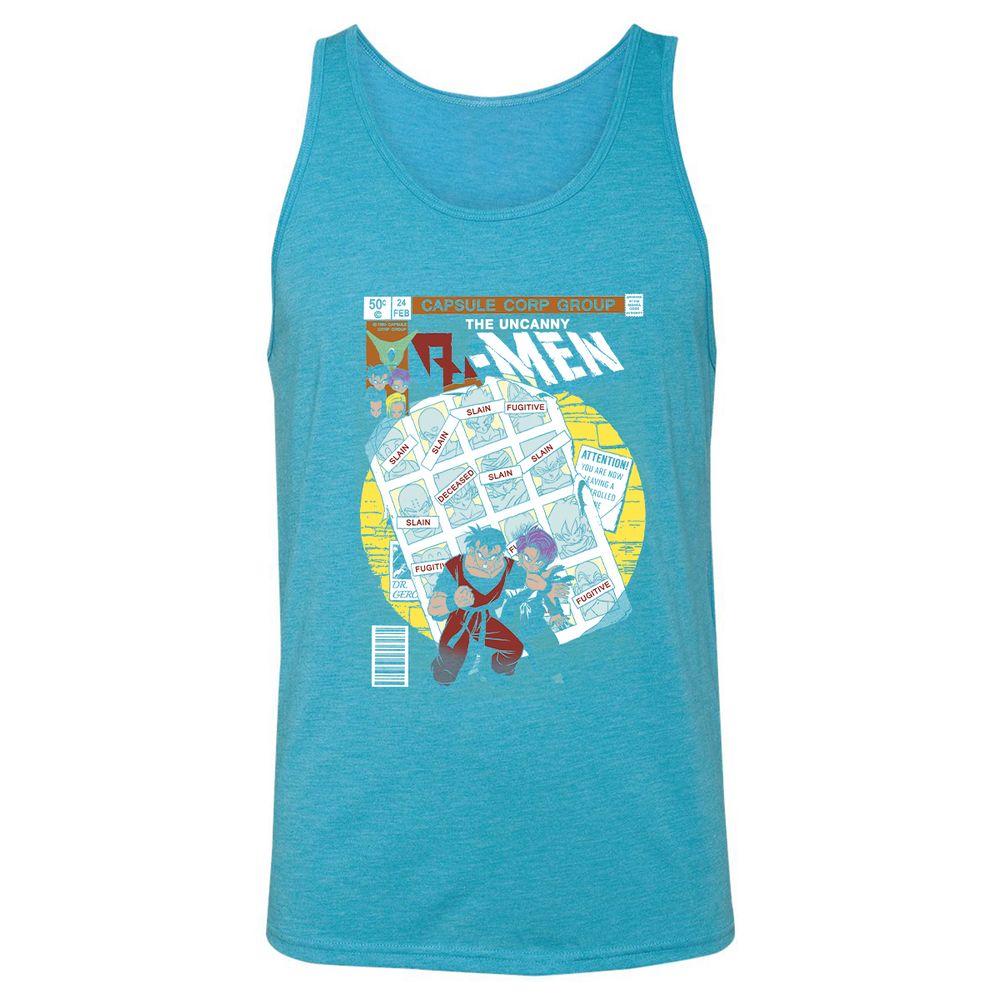 Unisex Jersey Tank - A8QWYAJL - Aqua Triblend - 3