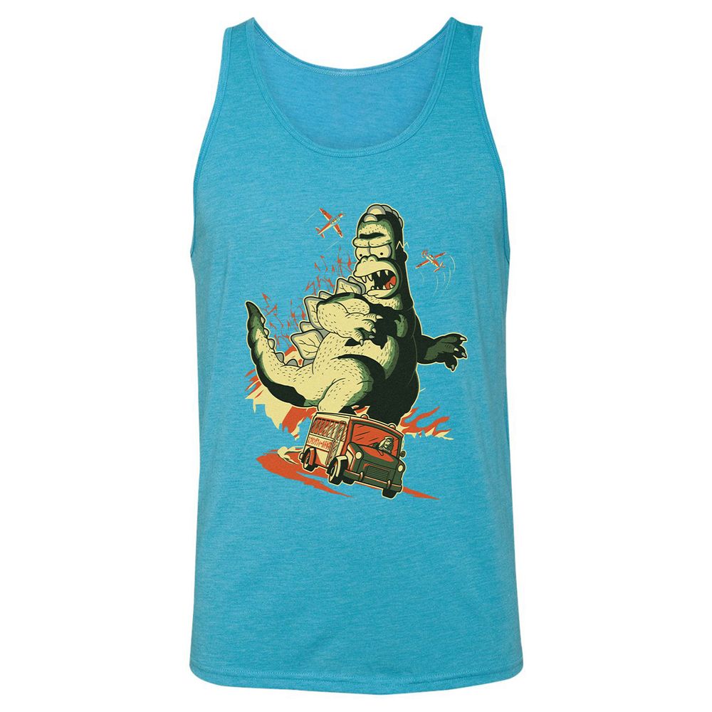 Unisex Jersey Tank - FNATZUX2 - Aqua Triblend - 3