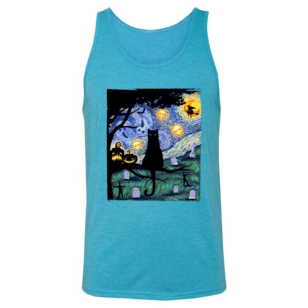 Unisex Jersey Tank - Z8ZCX2G1 - Aqua Triblend - 3