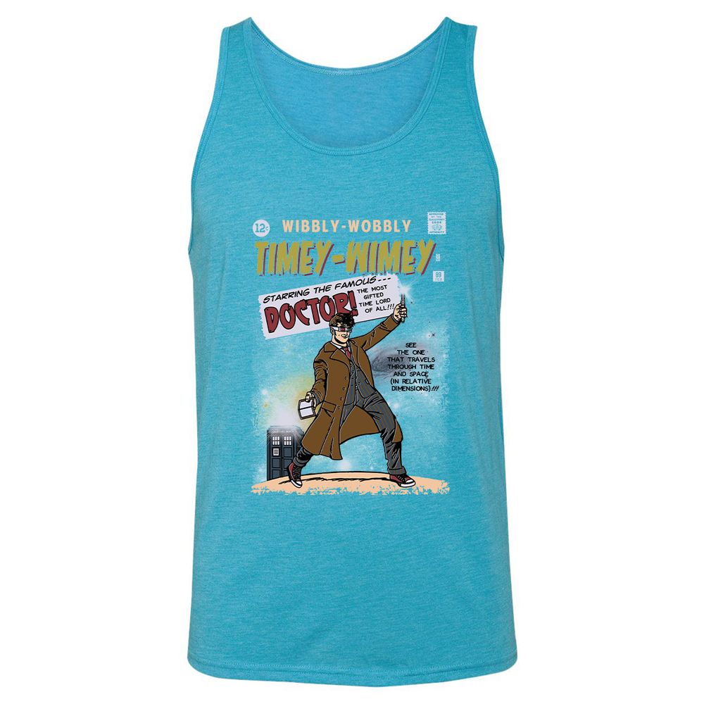 Unisex Jersey Tank - 19Y6GGLQ - Aqua Triblend - 3