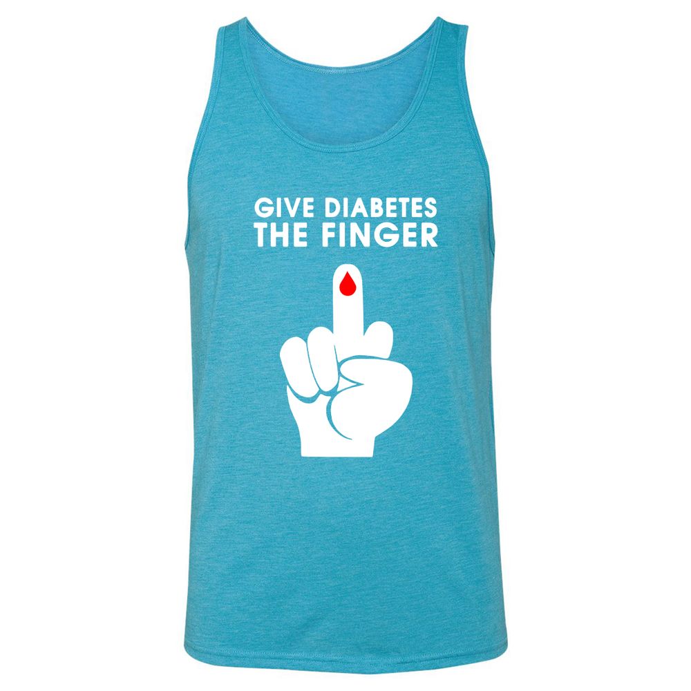 Unisex Jersey Tank - UTM8F51K - Aqua Triblend - 3