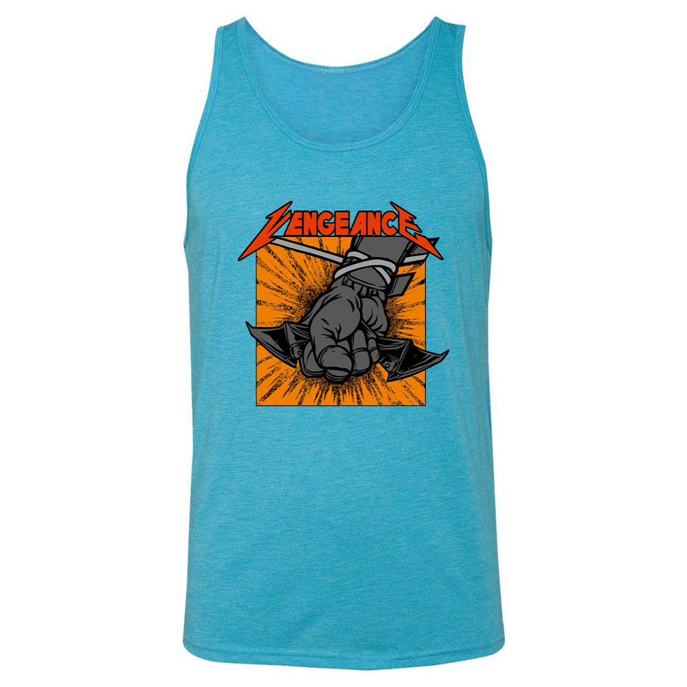 Unisex Jersey Tank - S9DH6G9C - Aqua Triblend - 3