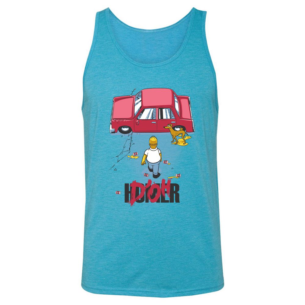 Unisex Jersey Tank - SUJK5QKJ - Aqua Triblend - 3