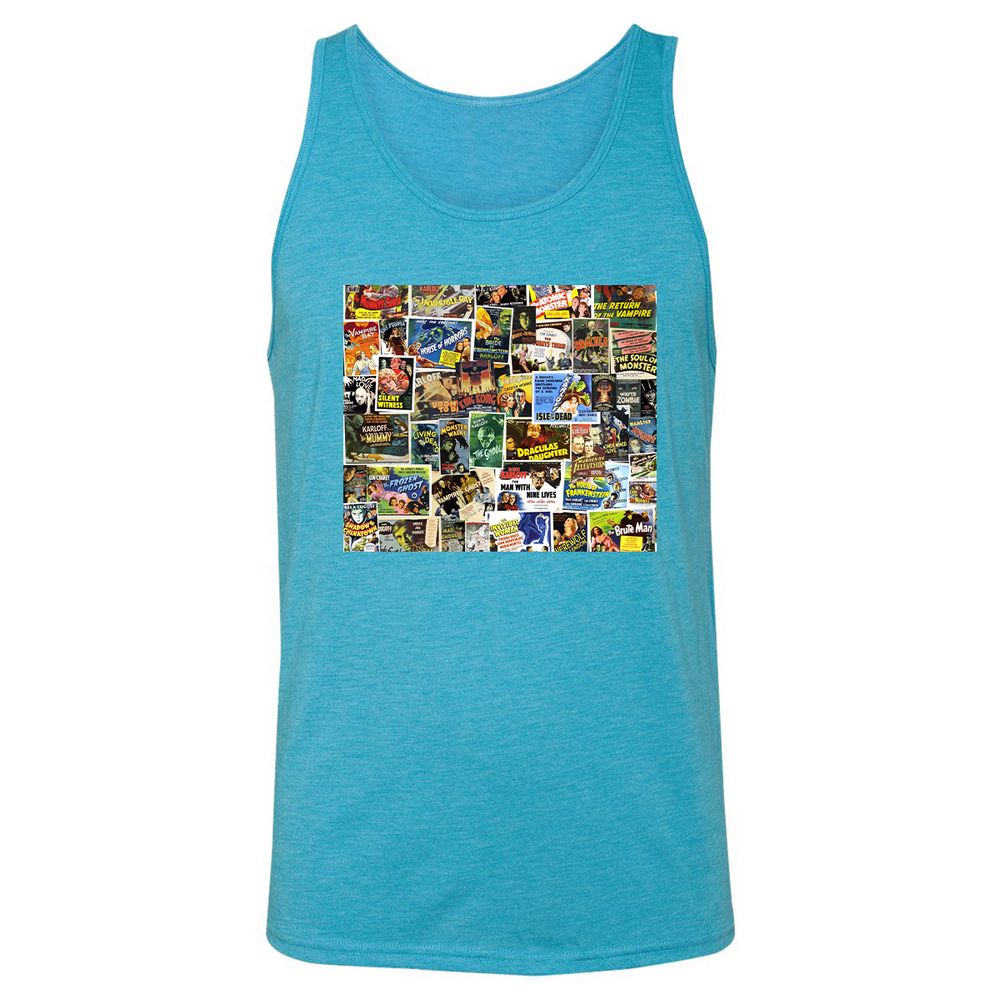 Unisex Jersey Tank - UNFKCKM7 - Aqua Triblend - 3