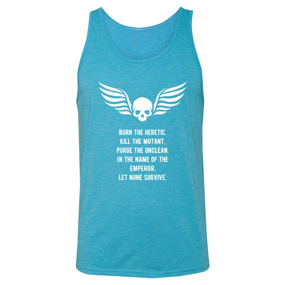 Unisex Jersey Tank - F9ZH43ZS - Aqua Triblend - 3