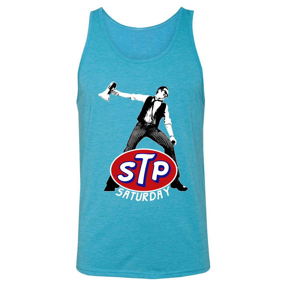 Unisex Jersey Tank - BL46XGEB - Aqua Triblend - 3