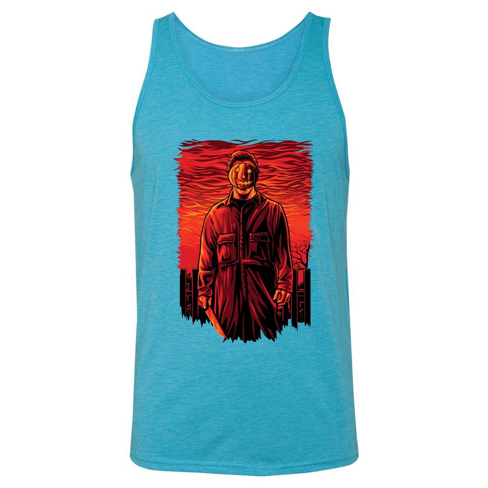 Unisex Jersey Tank - N4C8E6AY - Aqua Triblend - 3