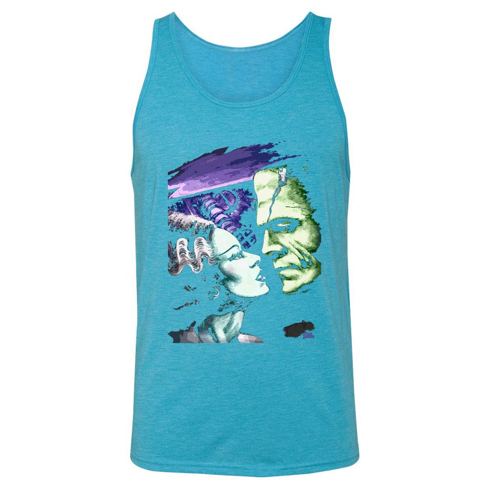 Unisex Jersey Tank - LSPTY29Q - Aqua Triblend - 3