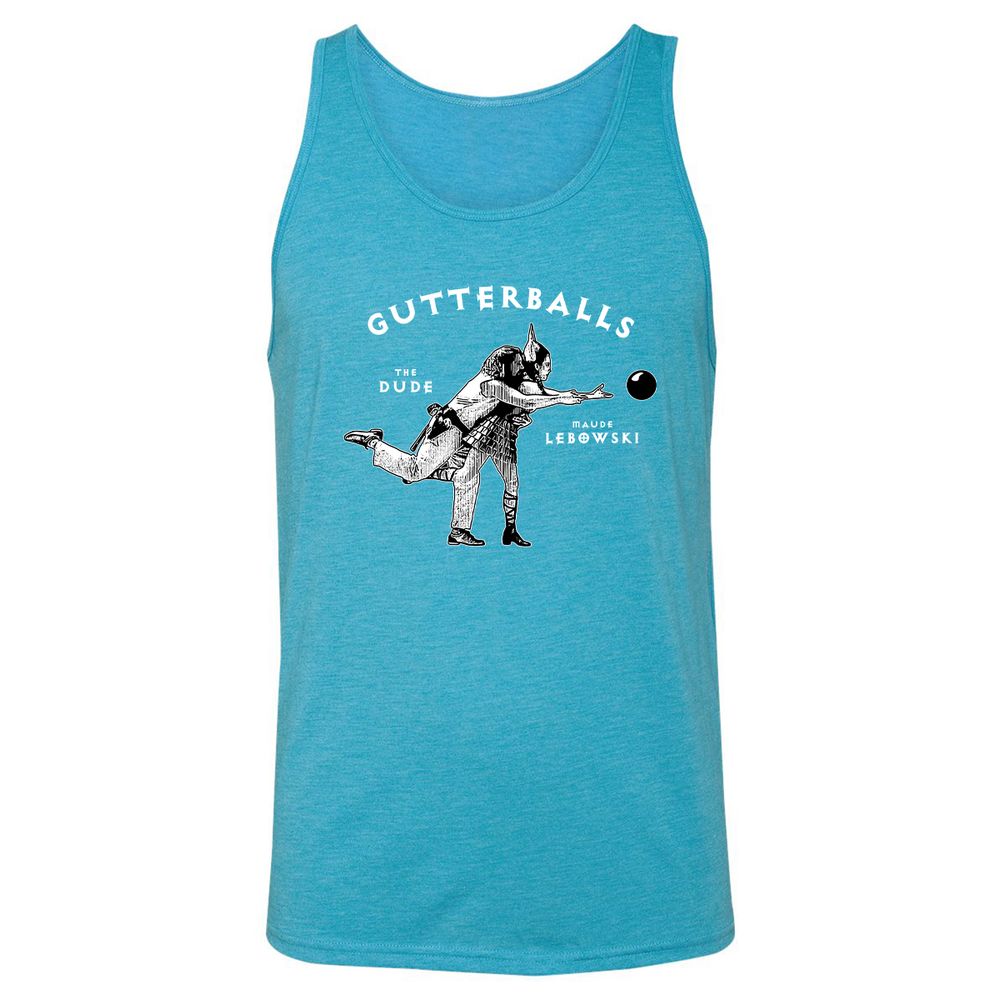 Unisex Jersey Tank - 7VJEUFFJ - Aqua Triblend - 3