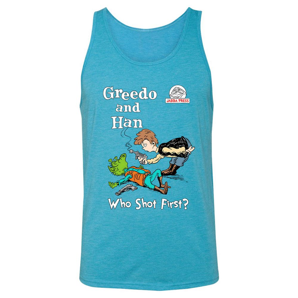 Unisex Jersey Tank - Y6LQJ5MH - Aqua Triblend - 3
