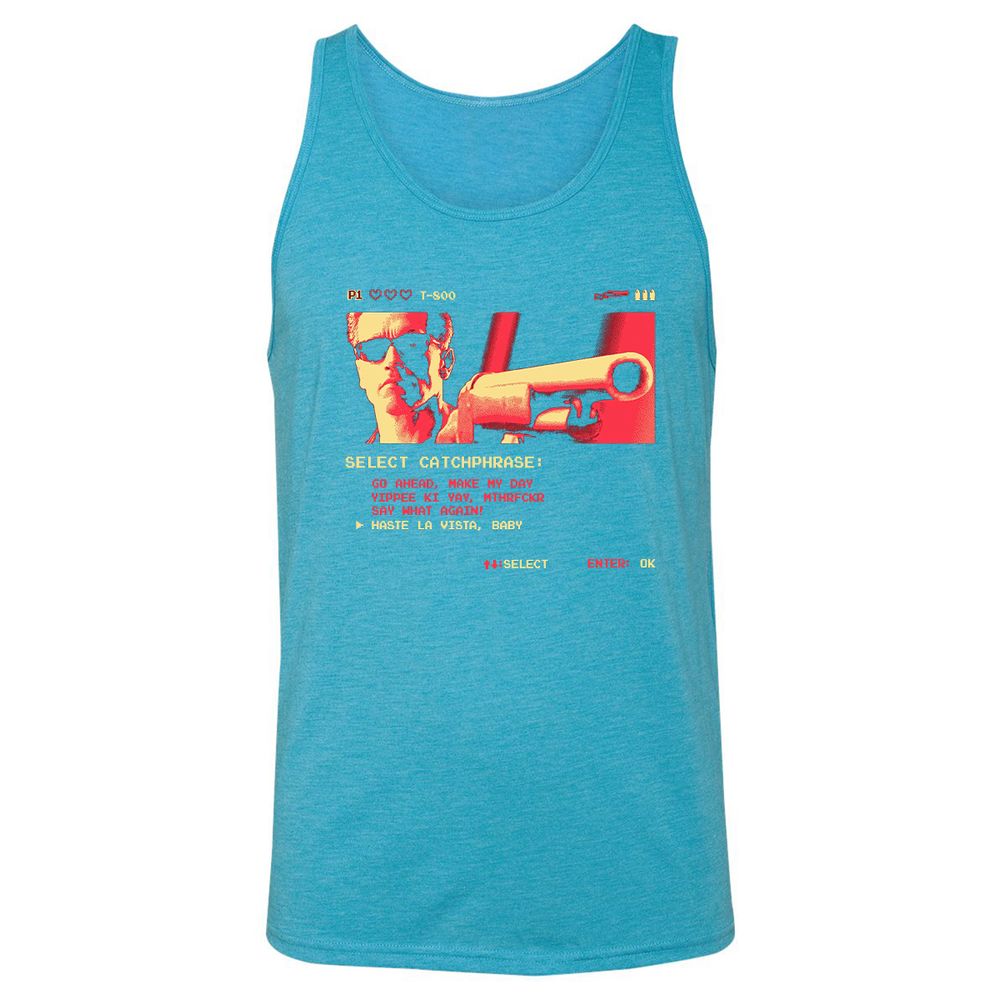 Unisex Jersey Tank - 1DGXWSZE - Aqua Triblend - 3