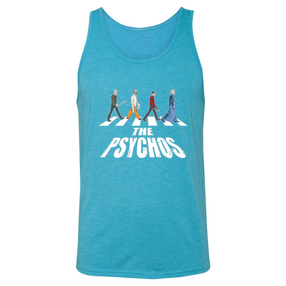 Unisex Jersey Tank - YD9E17VK - Aqua Triblend - 3