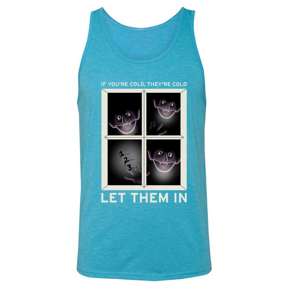Unisex Jersey Tank - FKKA658Z - Aqua Triblend - 3