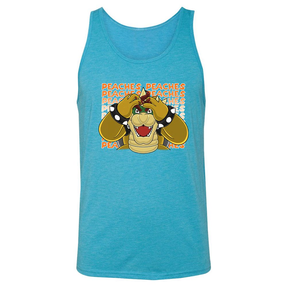 Unisex Jersey Tank - WA17M8BL - Aqua Triblend - 3