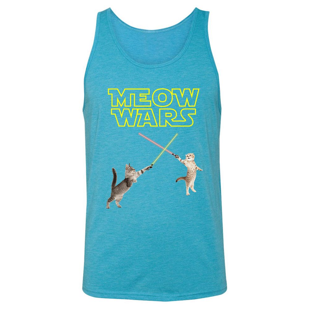 Unisex Jersey Tank - KZJGEMK5 - Aqua Triblend - 3