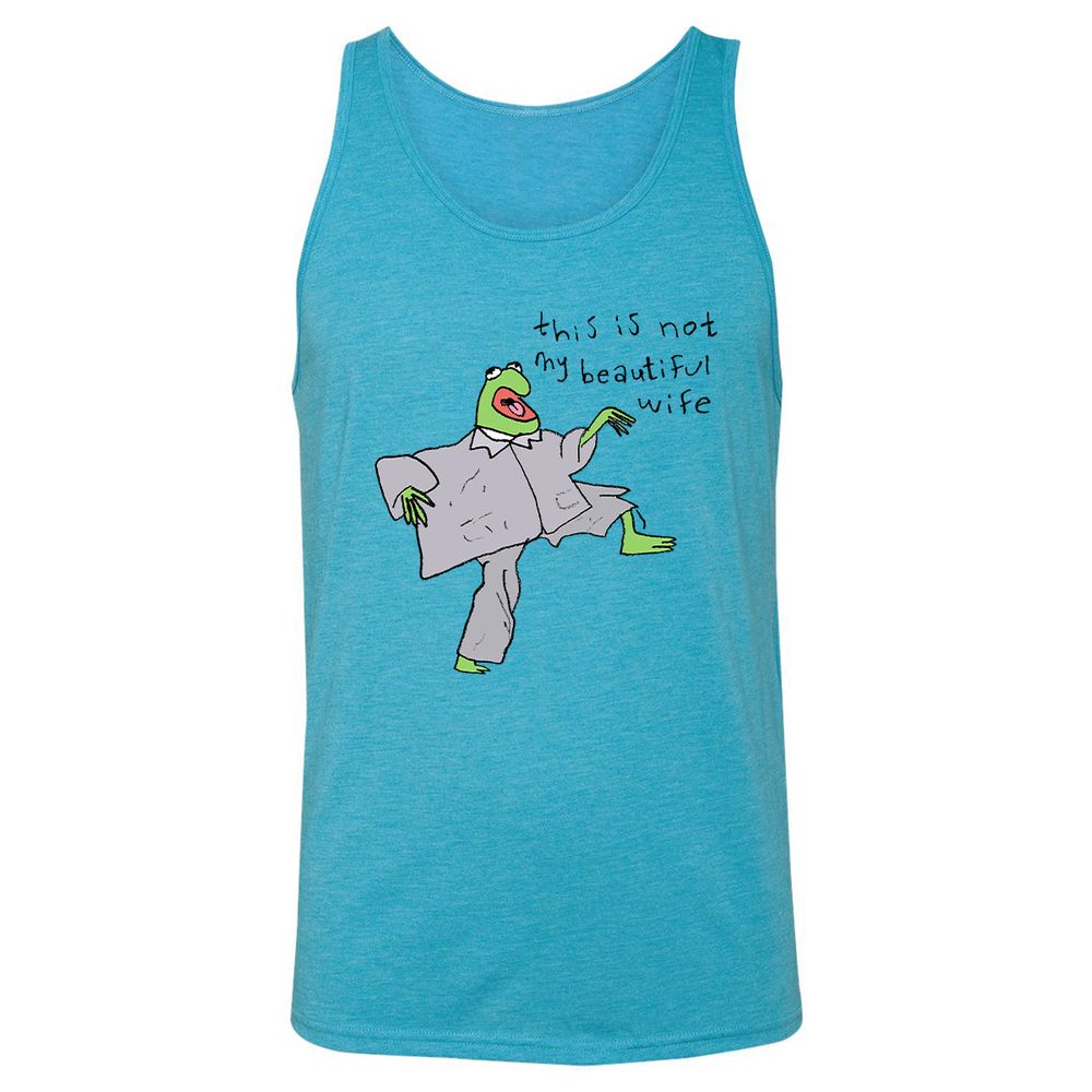 Unisex Jersey Tank - JFDR7VNQ - Aqua Triblend - 3