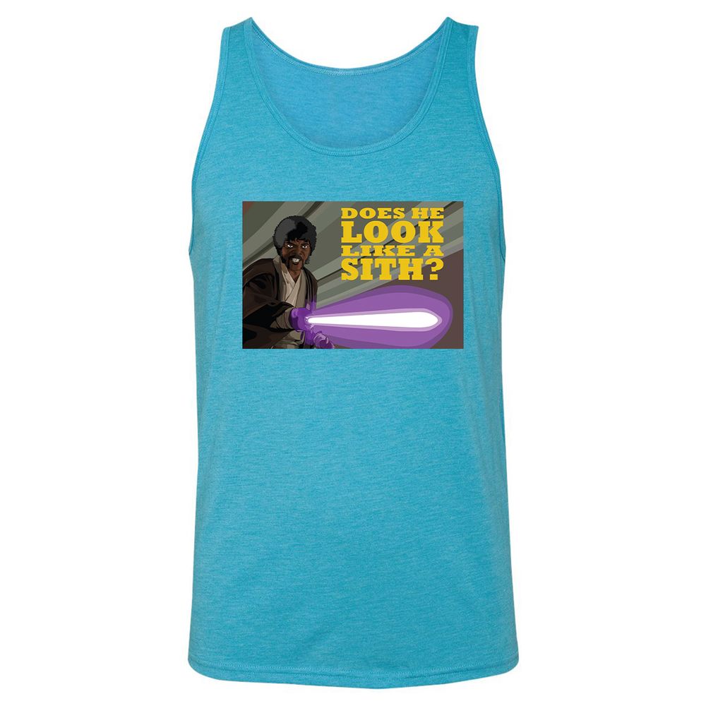 Unisex Jersey Tank - GEFU1QKY - Aqua Triblend - 3
