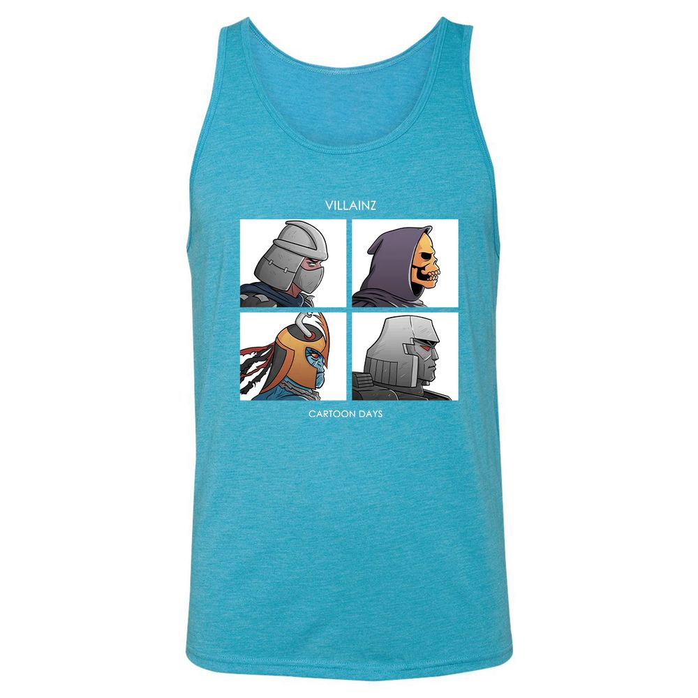 Unisex Jersey Tank - ENQYGB1R - Aqua Triblend - 3