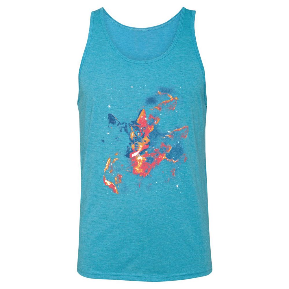Unisex Jersey Tank - AQQ426KD - Aqua Triblend - 3