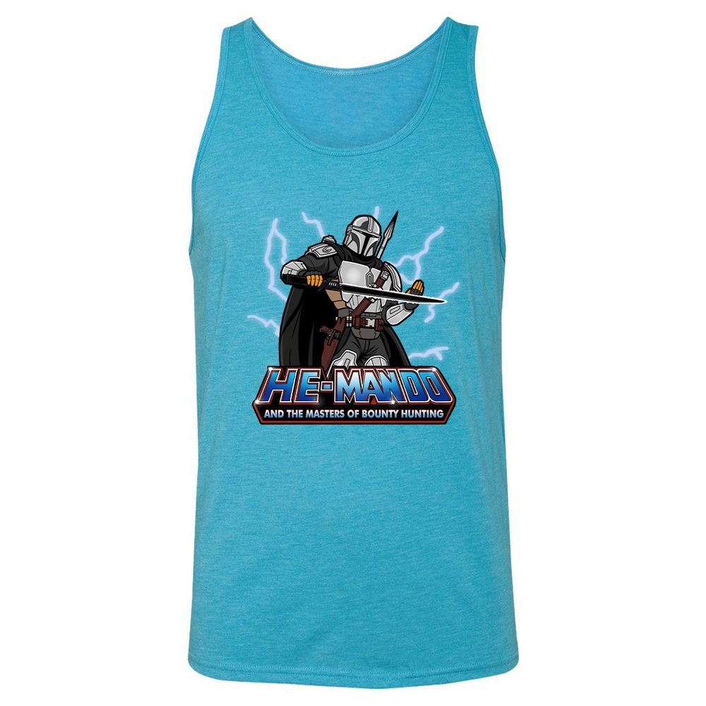 Unisex Jersey Tank - R753DRDR - Aqua Triblend - 3
