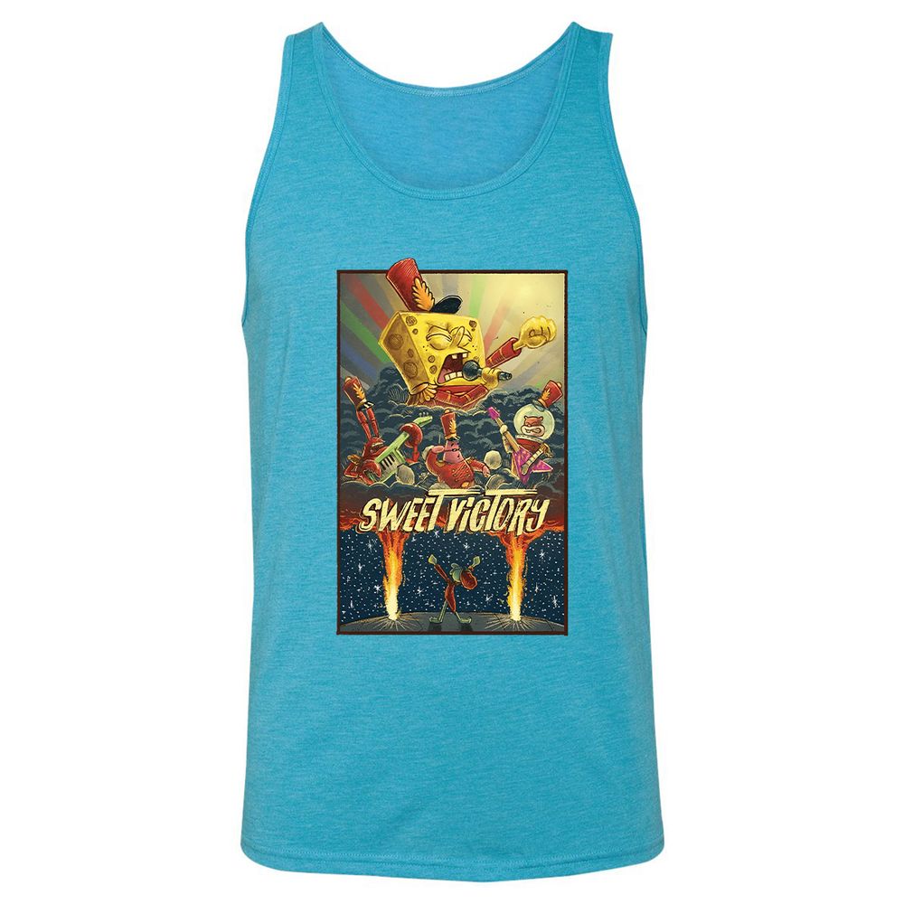 Unisex Jersey Tank - A7H3GW47 - Aqua Triblend - 3