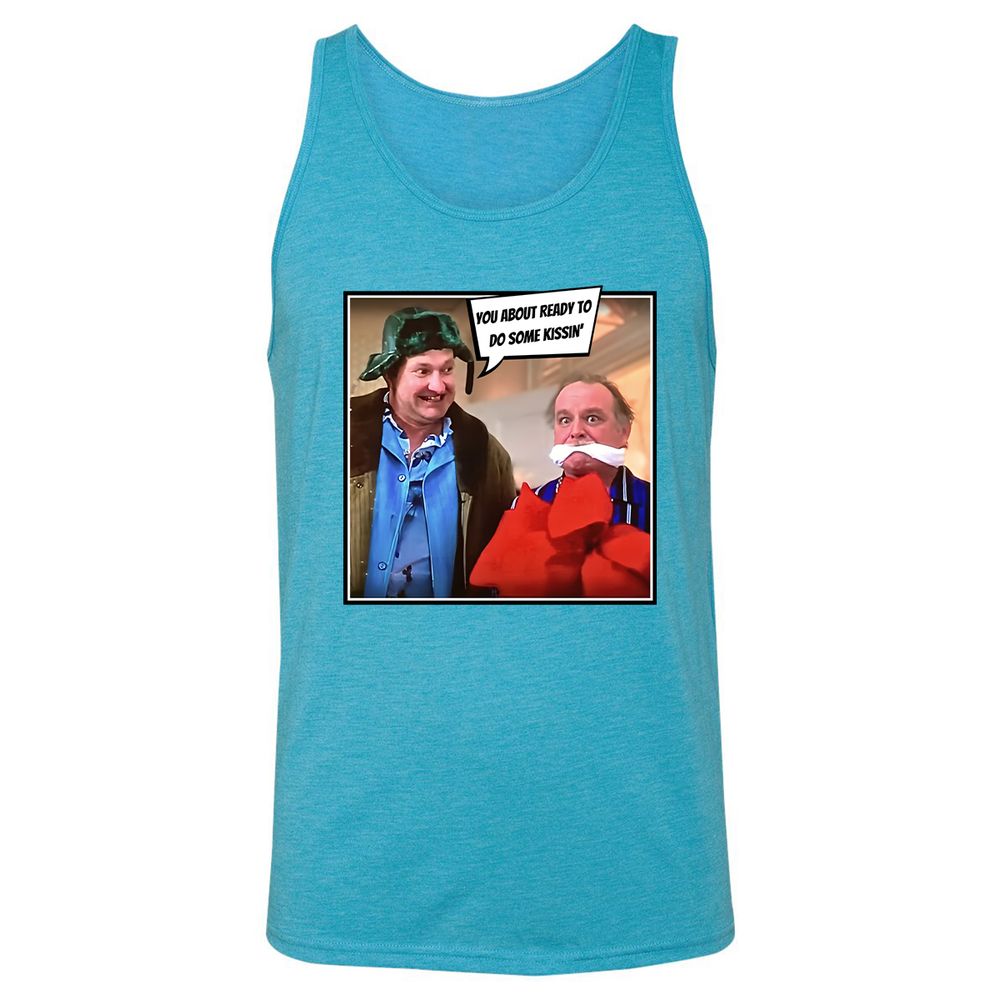 Unisex Jersey Tank - 9C44VFR9 - Aqua Triblend - 3