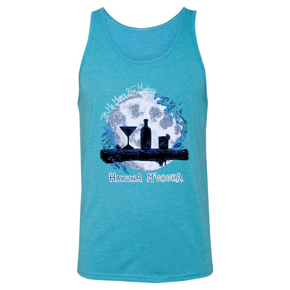 Unisex Jersey Tank - WNQPK3Q4 - Aqua Triblend - 3