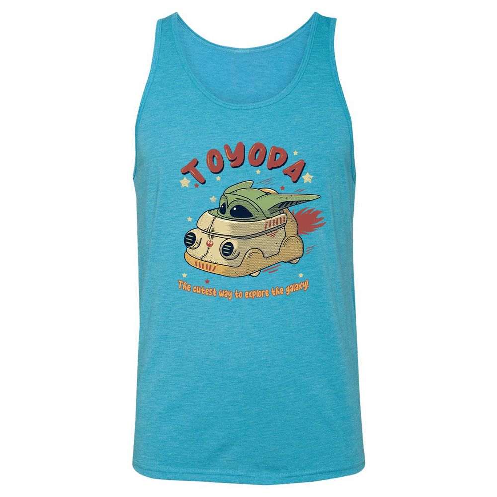 Unisex Jersey Tank - EZHMQJPV - Aqua Triblend - 3