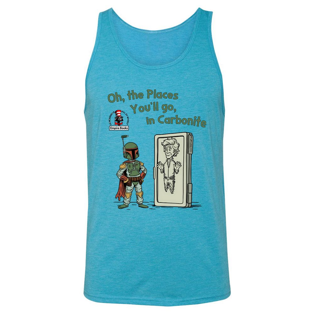 Unisex Jersey Tank - S8J1F7QL - Aqua Triblend - 3