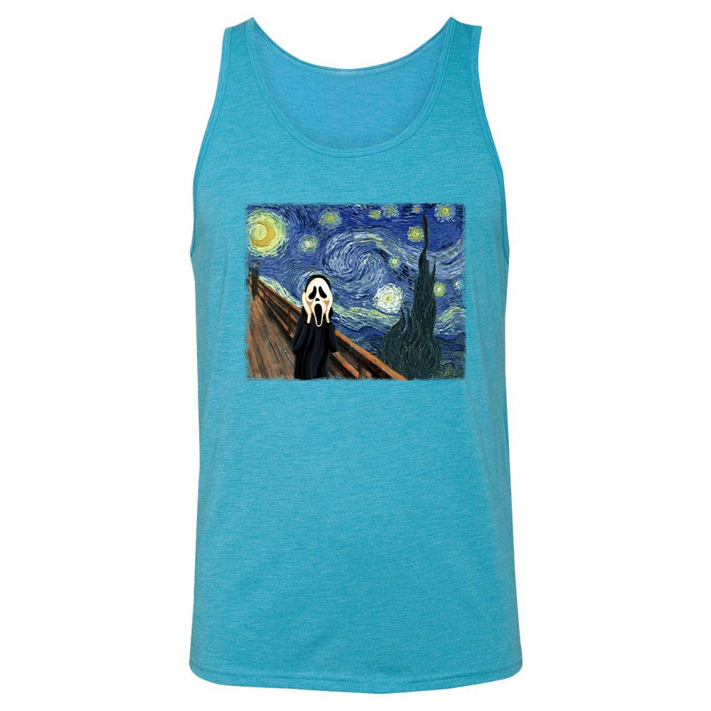 Unisex Jersey Tank - S8DZFVZ9 - Aqua Triblend - 3