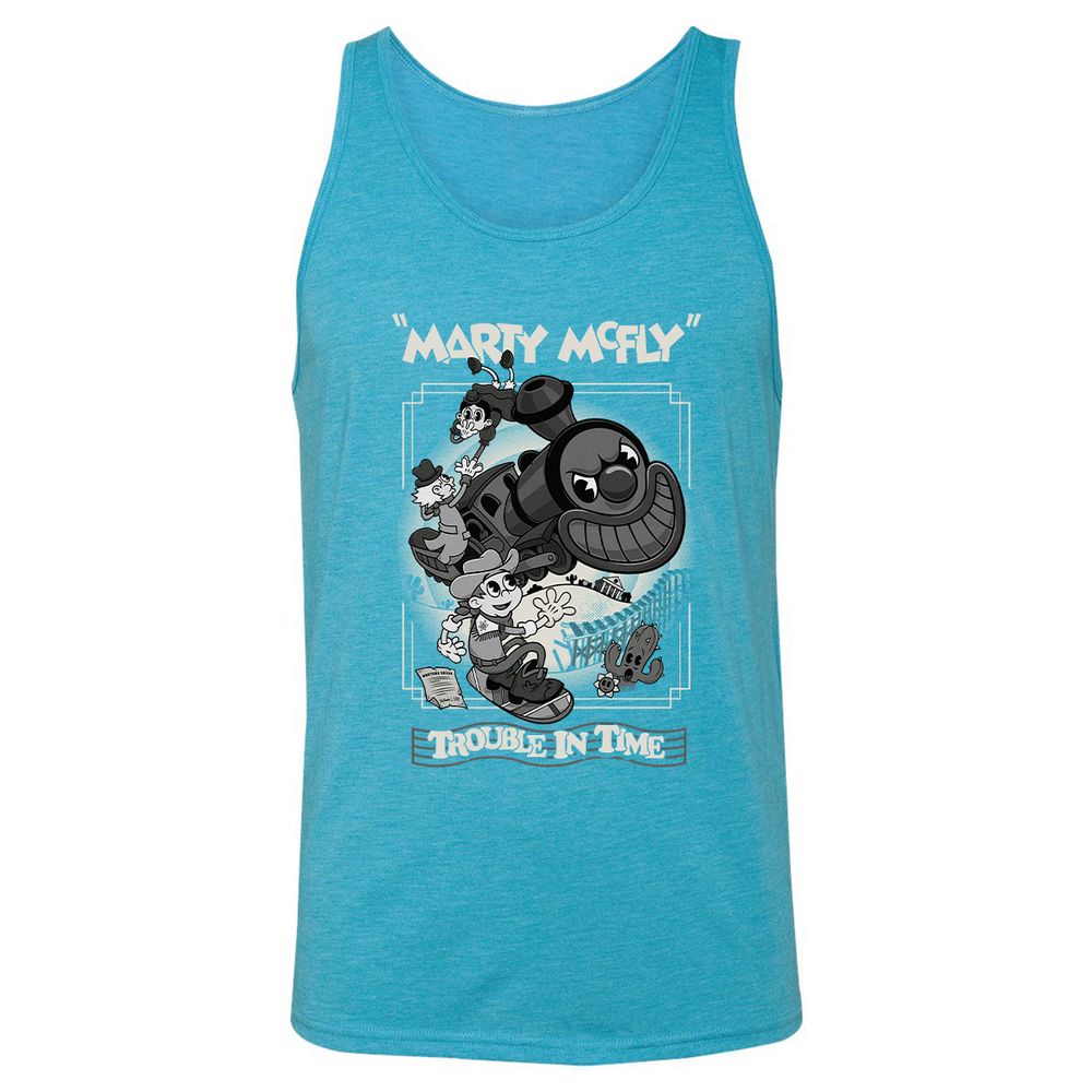 Unisex Jersey Tank - VXTWADB1 - Aqua Triblend - 3