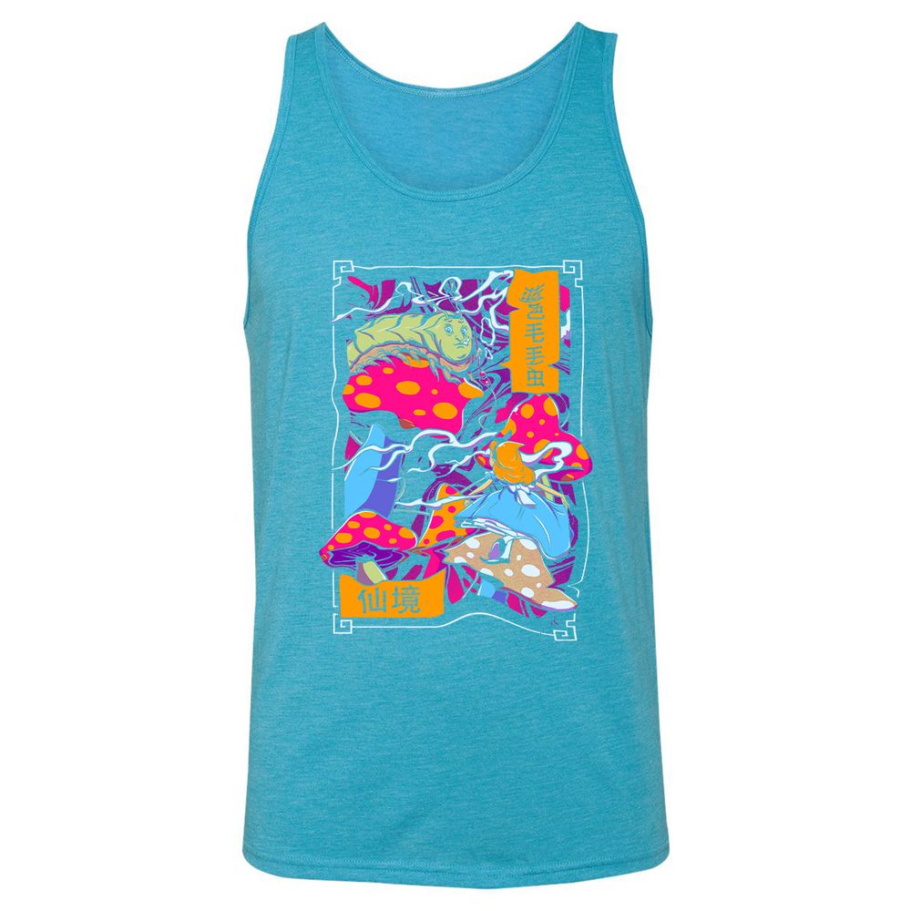 Unisex Jersey Tank - VGLC2JL5 - Aqua Triblend - 3