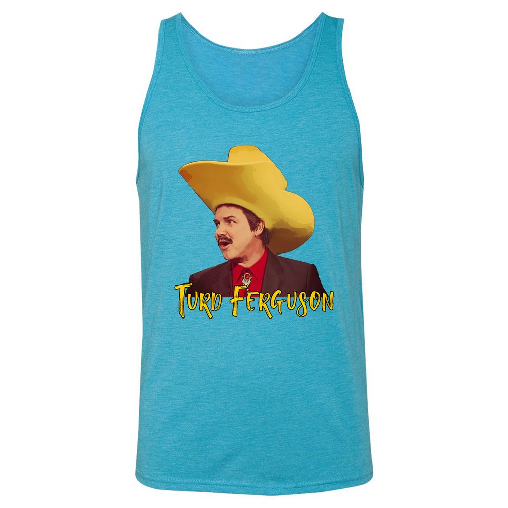 Unisex Jersey Tank - 7S349RQW - Aqua Triblend - 3