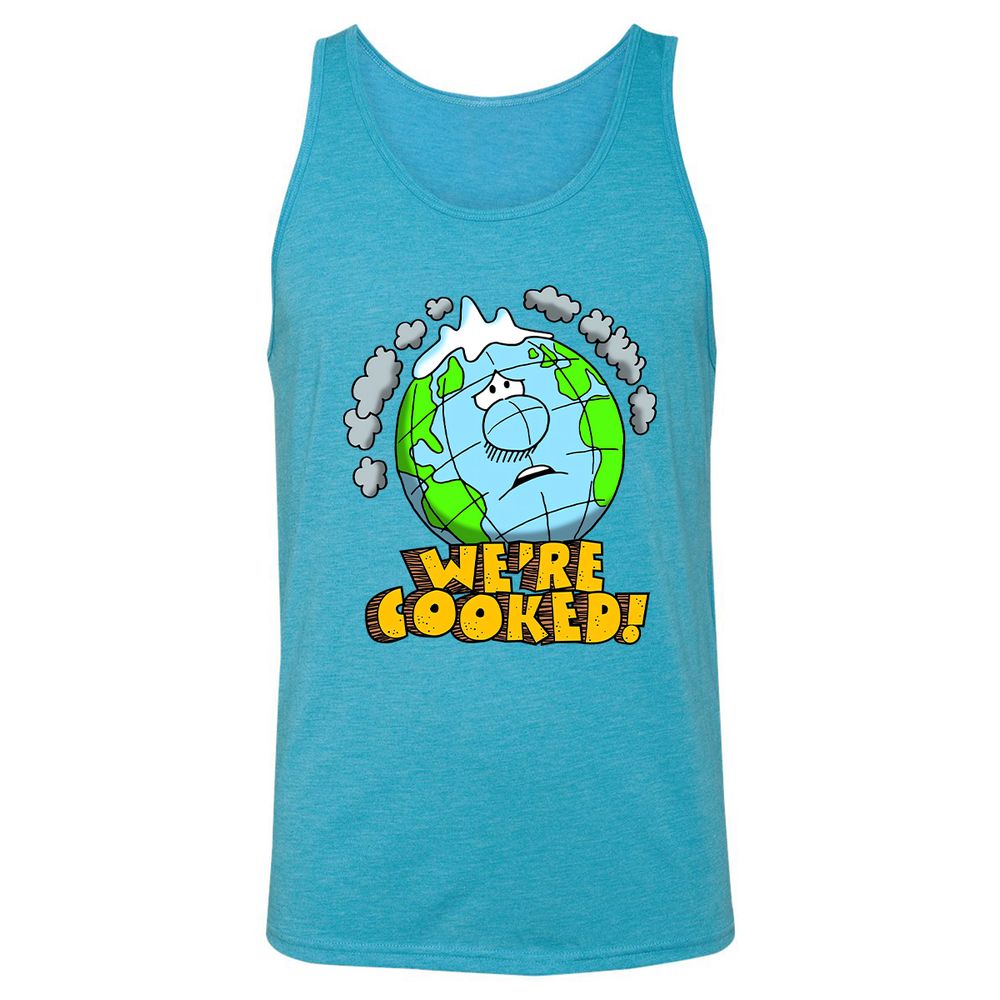 Unisex Jersey Tank - L4KBXNT5 - Aqua Triblend - 3