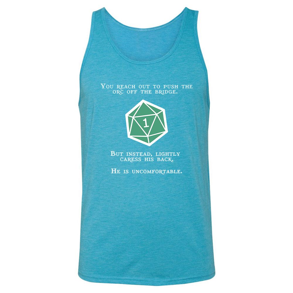 Unisex Jersey Tank - HNZVC1YP - Aqua Triblend - 3