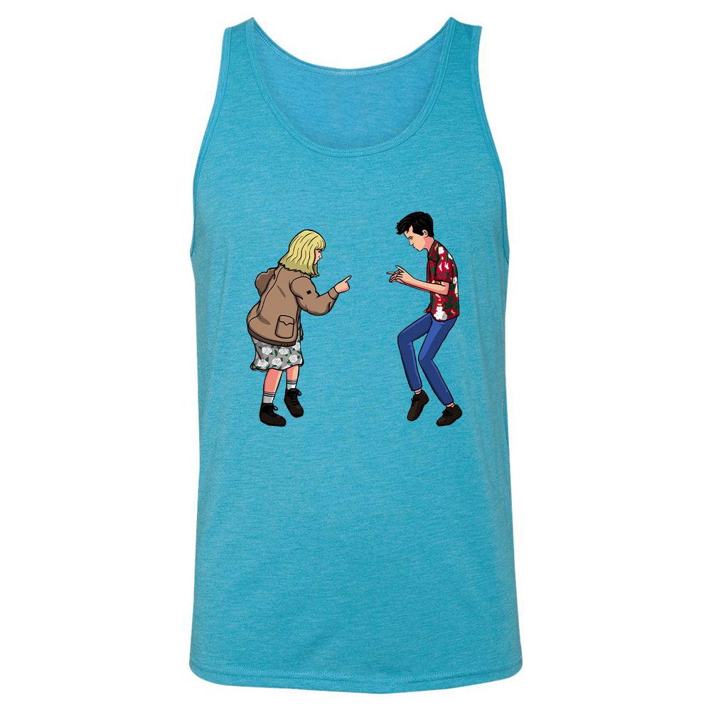 Unisex Jersey Tank - S3YMTZWJ - Aqua Triblend - 3