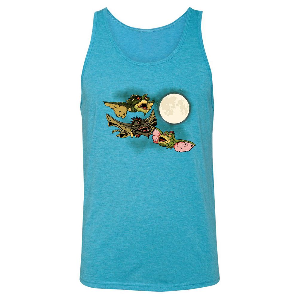 Unisex Jersey Tank - PR1PTM3K - Aqua Triblend - 3