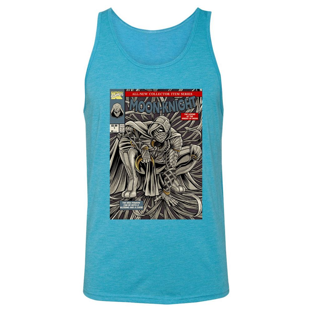 Unisex Jersey Tank - SUQRA8B6 - Aqua Triblend - 3