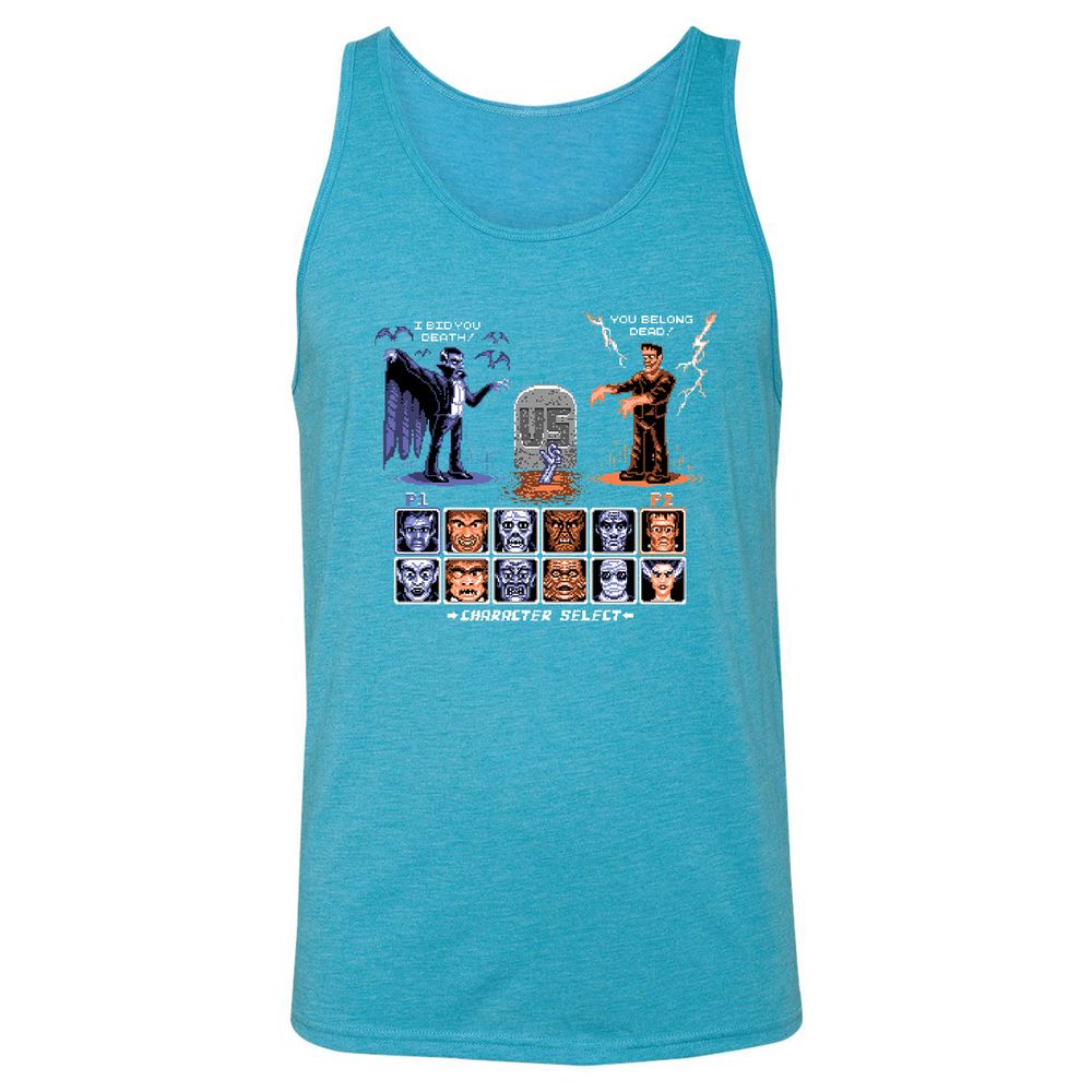 Unisex Jersey Tank - SFC71AJC - Aqua Triblend - 3