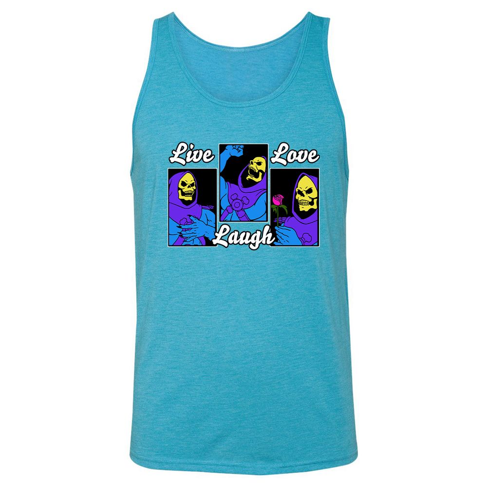 Unisex Jersey Tank - 86NP6G72 - Aqua Triblend - 3