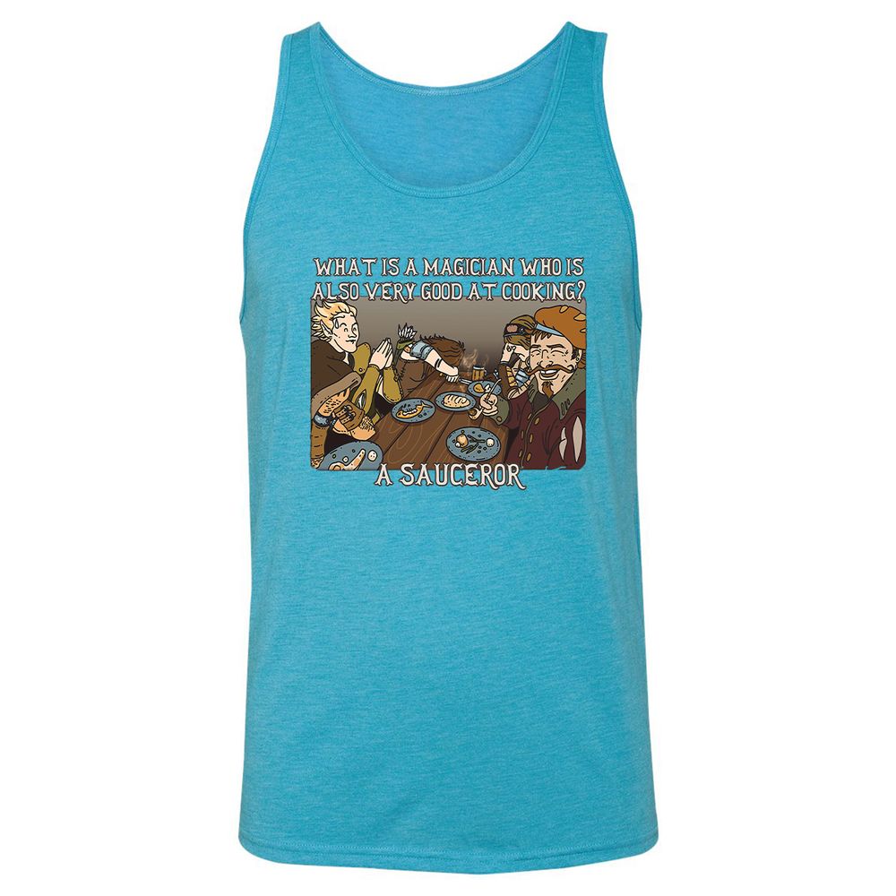 Unisex Jersey Tank - A66XQZ3X - Aqua Triblend - 3