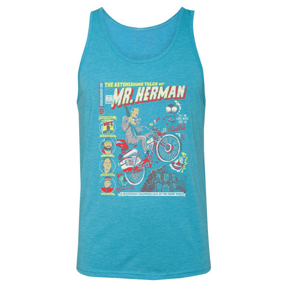 Unisex Jersey Tank - MYEMVLGU - Aqua Triblend - 3