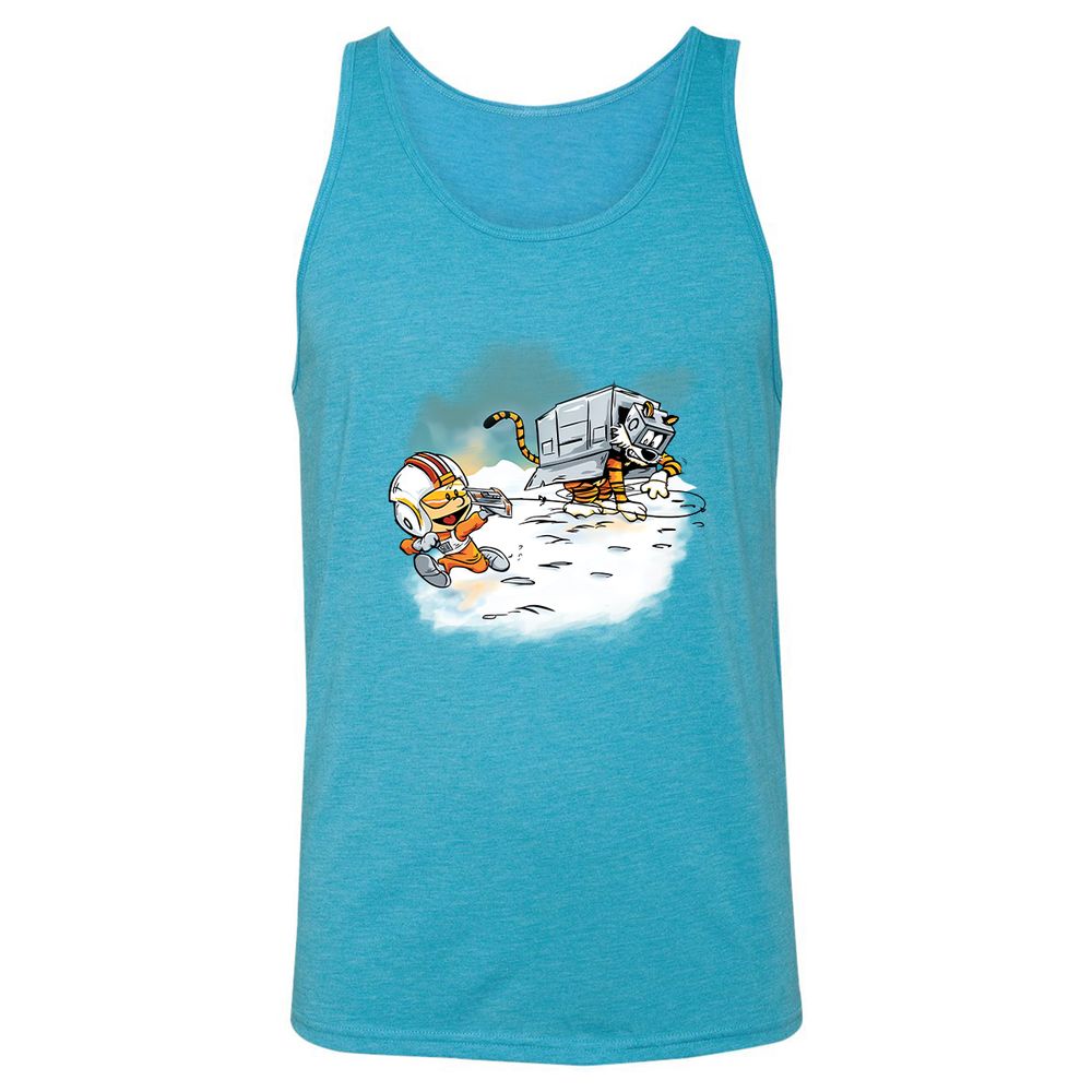 Unisex Jersey Tank - LM3P6QNG - Aqua Triblend - 3
