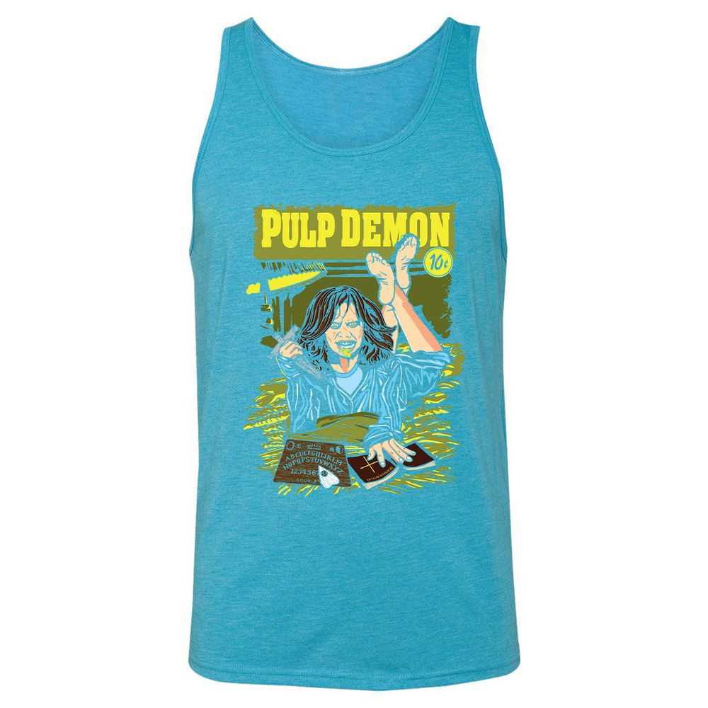 Unisex Jersey Tank - 35RDQQV4 - Aqua Triblend - 3