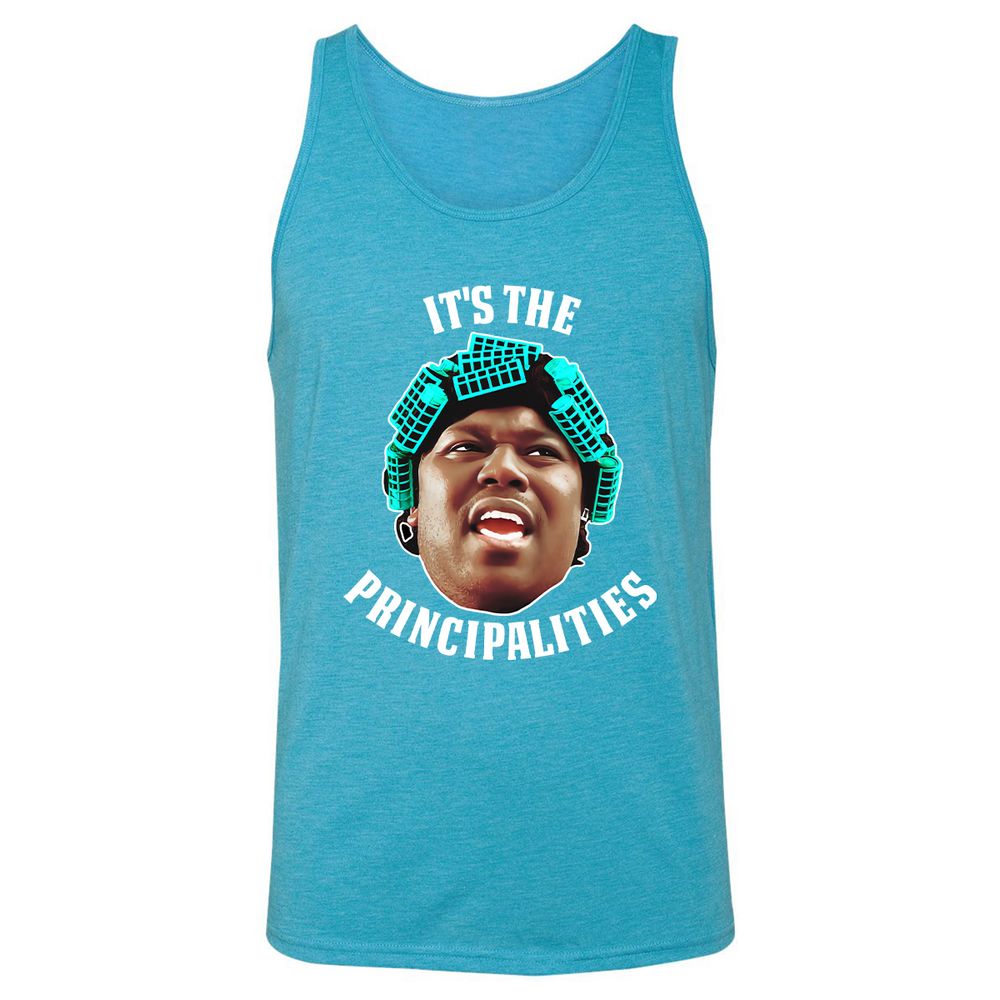 Unisex Jersey Tank - TCHQVKG8 - Aqua Triblend - 3